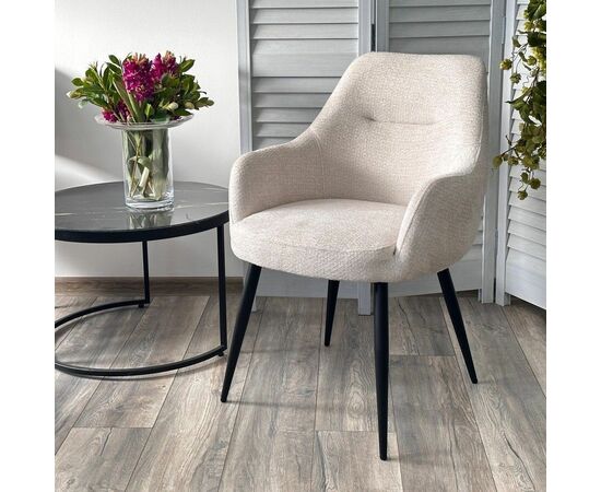 Стул Alen, шенил бежевый, изображение 5 | Интернет магазин мебели и декора LifeDekor