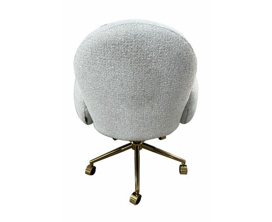 Кресло офисное Клауд PRO BS1239-WT, белый крем/золото, изображение 4 | Интернет магазин мебели и декора LifeDekor