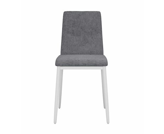 Стул DikLine 270 SB6 св.сер, ножки белые, изображение 2 | Интернет магазин мебели и декора LifeDekor