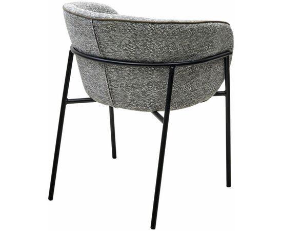 Стул Ghost букле биколорный, серый, изображение 5 | Интернет магазин мебели и декора LifeDekor