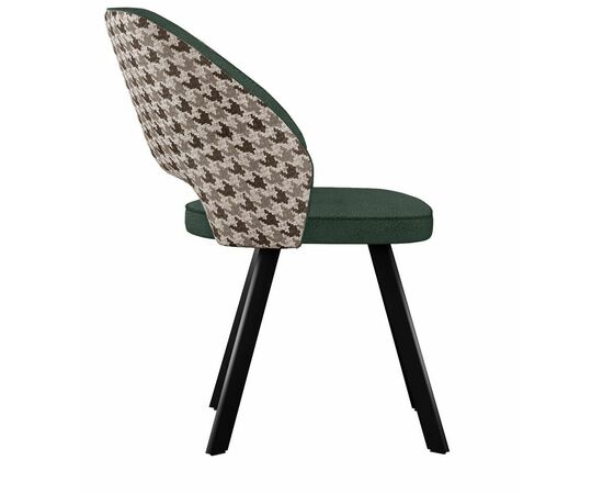 Стул DikLine 274 поворотный SB1/A2 зеленый, ножки черные, изображение 4 | Интернет магазин мебели и декора LifeDekor