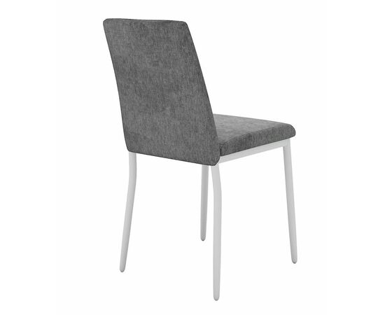 Стул DikLine 270 SB6 св.сер, ножки белые, изображение 4 | Интернет магазин мебели и декора LifeDekor