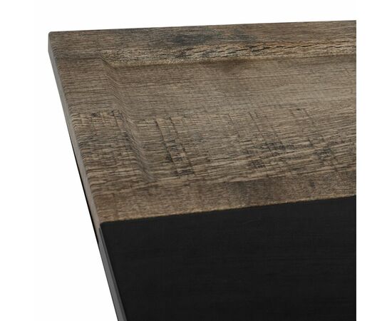 Стол журнальный BeautyStyle 31 дуб крымский состаренный/венге/стекло черное, изображение 10 | Интернет магазин мебели и декора LifeDekor