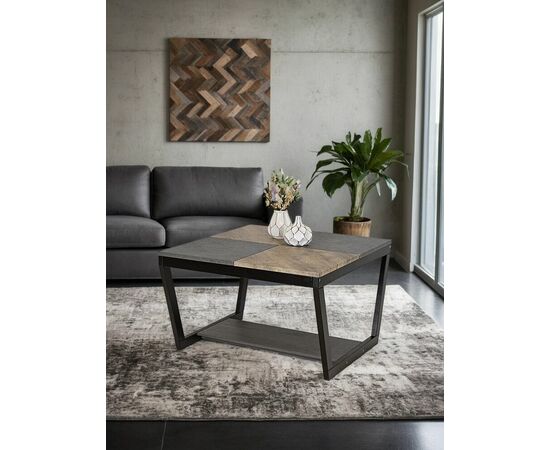 Стол журнальный BeautyStyle 32 дуб крымский состаренный/серый бетон/венге, изображение 17 | Интернет магазин мебели и декора LifeDekor