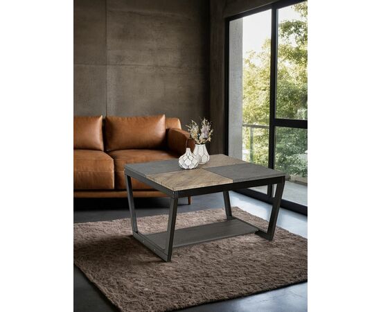 Стол журнальный BeautyStyle 32 дуб крымский состаренный/серый бетон/венге, изображение 18 | Интернет магазин мебели и декора LifeDekor