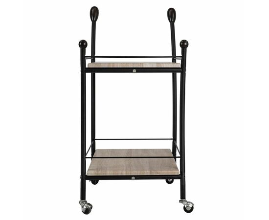 Стол сервировочный Марко дуб сонома/эбеновое дерево/черный, изображение 4 | Интернет магазин мебели и декора LifeDekor