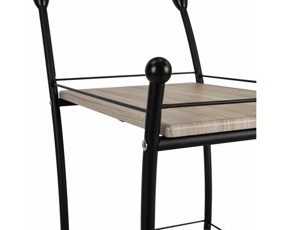 Стол сервировочный Марко дуб сонома/эбеновое дерево/черный, изображение 7 | Интернет магазин мебели и декора LifeDekor