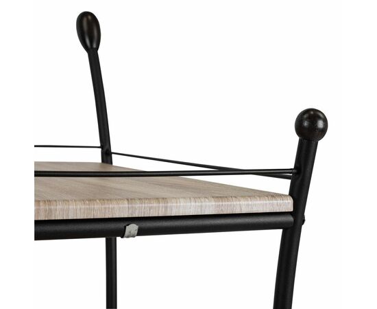 Стол сервировочный Марко дуб сонома/эбеновое дерево/черный, изображение 9 | Интернет магазин мебели и декора LifeDekor