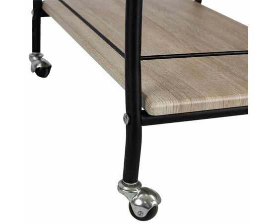 Стол сервировочный Марко дуб сонома/эбеновое дерево/черный, изображение 6 | Интернет магазин мебели и декора LifeDekor