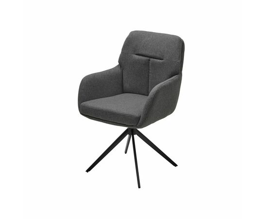 Стул Sun ткань серый, поворотный механизм 360 градусов | Интернет магазин мебели и декора LifeDekor