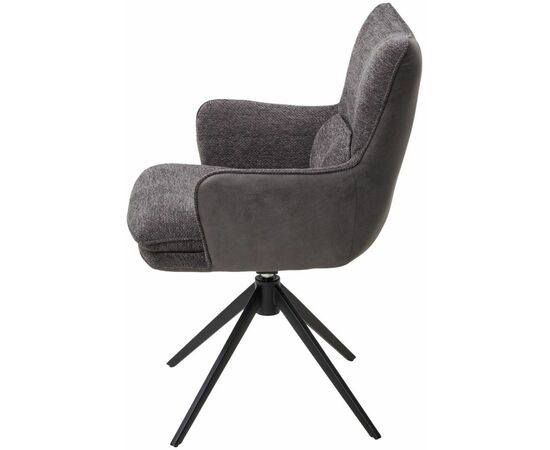 Студ Mojo ткань комби серый, поворотно-возвратный механизм 360 градусов, изображение 3 | Интернет магазин мебели и декора LifeDekor