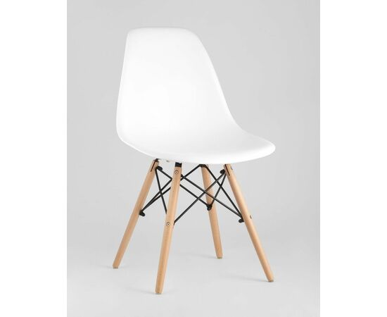 Стул Eames Style DSW белый x4 (разборный каркас), изображение 2 | Интернет магазин мебели и декора LifeDekor