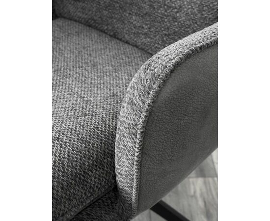 Студ Mojo ткань комби серый, поворотно-возвратный механизм 360 градусов, изображение 8 | Интернет магазин мебели и декора LifeDekor