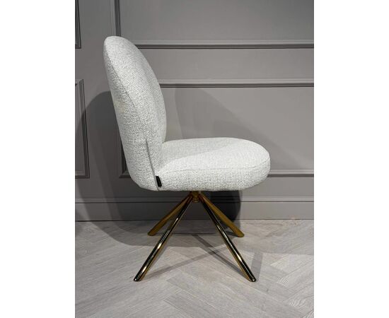 Стул обеденный Авалон BS1240-WT, белый крем/золото, изображение 2 | Интернет магазин мебели и декора LifeDekor