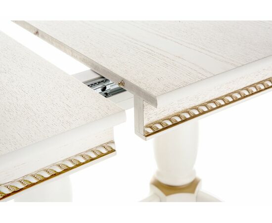 Стол деревянный Кантри 120 молочный / золотая патина, изображение 6 | Интернет магазин мебели и декора LifeDekor