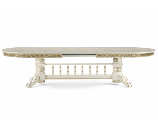 Стол деревянный Кассиль крем / золотая патина, изображение 5 | Интернет магазин мебели и декора LifeDekor