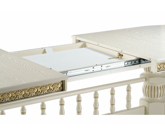 Стол деревянный Кассиль крем / золотая патина, изображение 6 | Интернет магазин мебели и декора LifeDekor