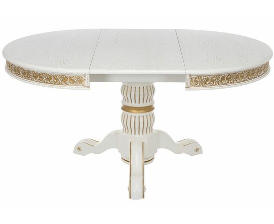 Стол деревянный Лорд молочный / золотая патина, изображение 3 | Интернет магазин мебели и декора LifeDekor