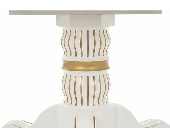 Стол деревянный Лорд молочный / золотая патина, изображение 6 | Интернет магазин мебели и декора LifeDekor