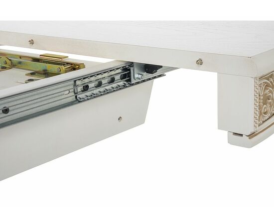 Стол деревянный Лорд молочный / золотая патина, изображение 8 | Интернет магазин мебели и декора LifeDekor