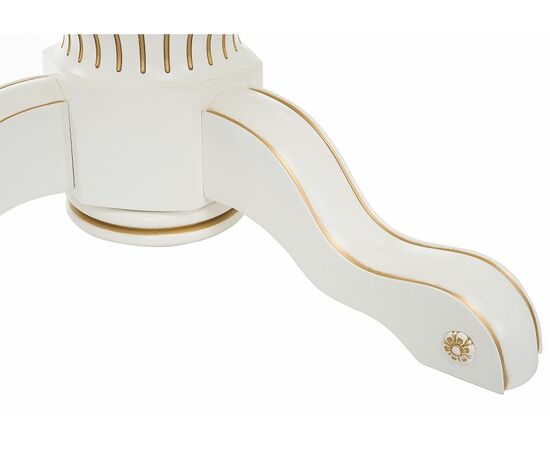 Стол деревянный Лорд молочный / золотая патина, изображение 10 | Интернет магазин мебели и декора LifeDekor