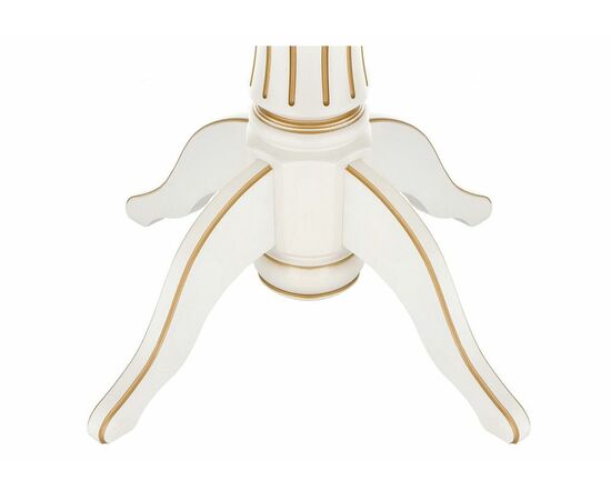 Стол деревянный Павия молочный / золото патина, изображение 4 | Интернет магазин мебели и декора LifeDekor