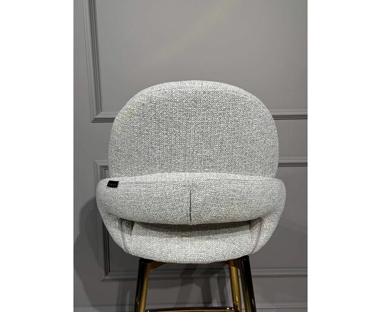 Стул барный Виола BS1241-WT, белый крем/золото, изображение 7 | Интернет магазин мебели и декора LifeDekor