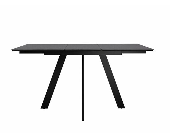 Стол DikLine DKD120, керамика 120(160)х80, мрамор бронза матовый, опоры черные (2 уп.), изображение 2 | Интернет магазин мебели и декора LifeDekor