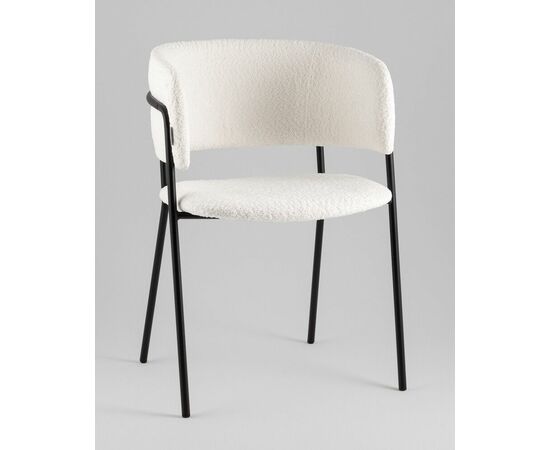 Кресло Нэлли New, букле белый, изображение 2 | Интернет магазин мебели и декора LifeDekor