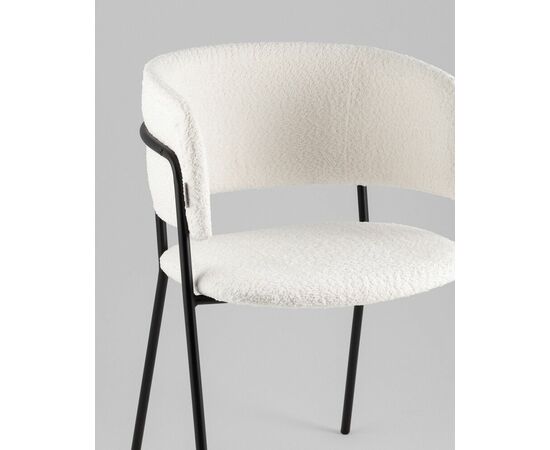 Кресло Нэлли New, букле белый, изображение 10 | Интернет магазин мебели и декора LifeDekor