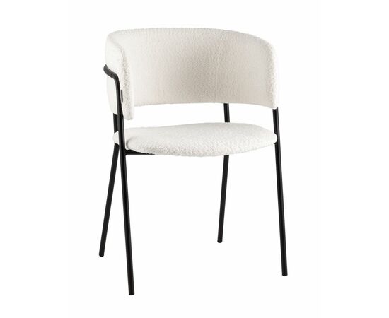 Кресло Нэлли New, букле белый | Интернет магазин мебели и декора LifeDekor