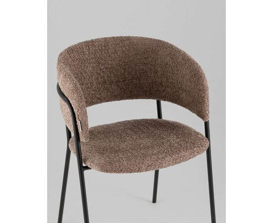 Кресло Нэлли New, букле коричневый, изображение 8 | Интернет магазин мебели и декора LifeDekor