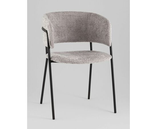 Кресло Нэлли New, букле светло-серый, изображение 2 | Интернет магазин мебели и декора LifeDekor