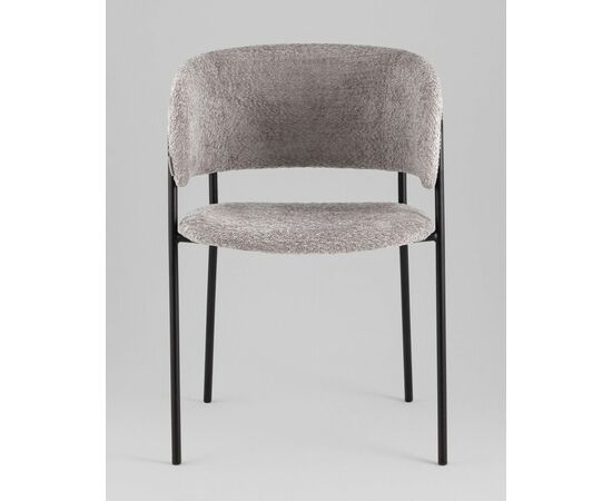 Кресло Нэлли New, букле светло-серый, изображение 3 | Интернет магазин мебели и декора LifeDekor