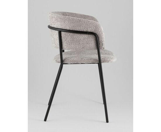 Кресло Нэлли New, букле светло-серый, изображение 4 | Интернет магазин мебели и декора LifeDekor