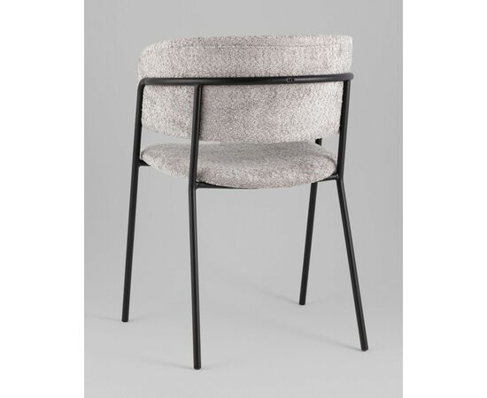 Кресло Нэлли New, букле светло-серый, изображение 6 | Интернет магазин мебели и декора LifeDekor