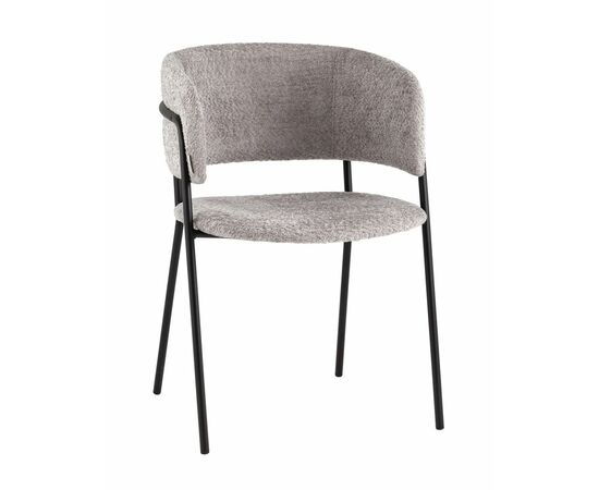 Кресло Нэлли New, букле светло-серый | Интернет магазин мебели и декора LifeDekor