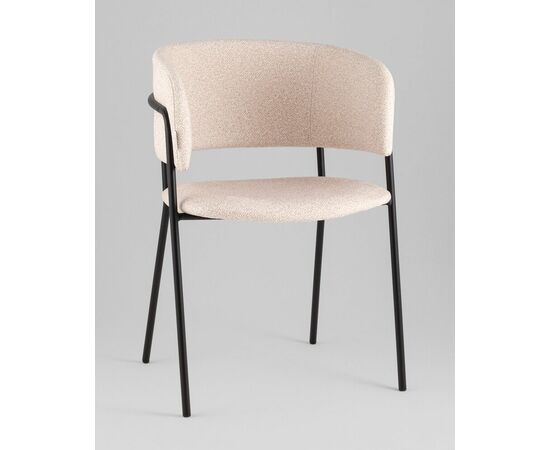 Кресло Нэлли New буклированный велюр бежевый, изображение 2 | Интернет магазин мебели и декора LifeDekor