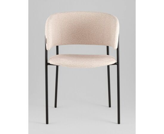 Кресло Нэлли New буклированный велюр бежевый, изображение 3 | Интернет магазин мебели и декора LifeDekor