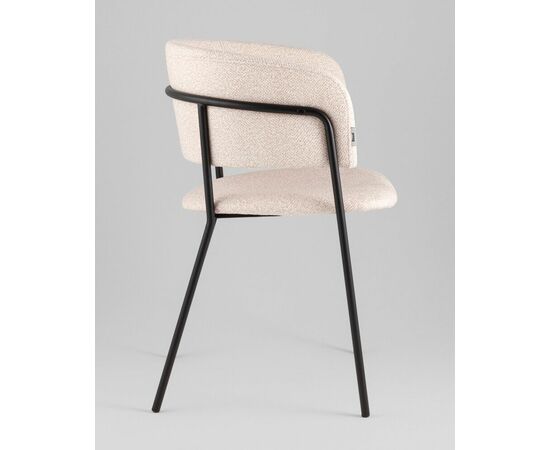 Кресло Нэлли New буклированный велюр бежевый, изображение 4 | Интернет магазин мебели и декора LifeDekor