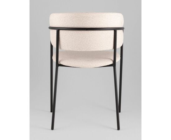 Кресло Нэлли New буклированный велюр бежевый, изображение 5 | Интернет магазин мебели и декора LifeDekor