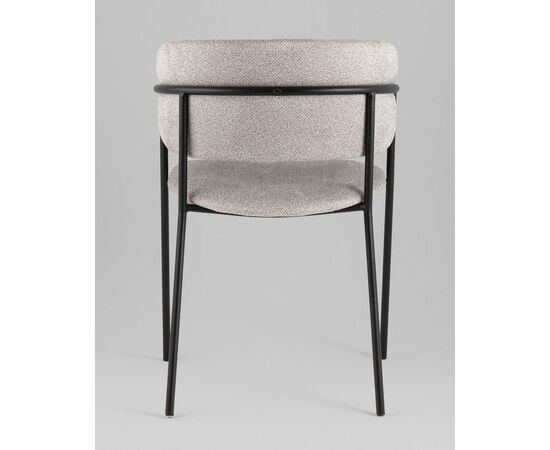 Кресло Нэлли New буклированный велюр серый, изображение 7 | Интернет магазин мебели и декора LifeDekor