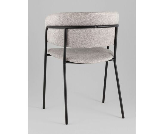 Кресло Нэлли New буклированный велюр серый, изображение 8 | Интернет магазин мебели и декора LifeDekor