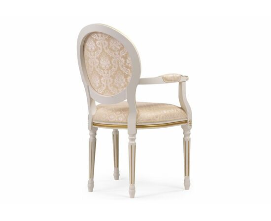 Стул деревянный Данте молочный / золотая патина, изображение 4 | Интернет магазин мебели и декора LifeDekor