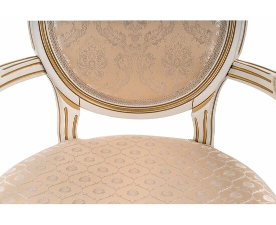 Стул деревянный Данте молочный / золотая патина, изображение 8 | Интернет магазин мебели и декора LifeDekor