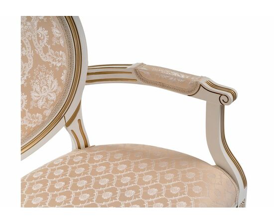 Стул деревянный Данте молочный / золотая патина, изображение 10 | Интернет магазин мебели и декора LifeDekor