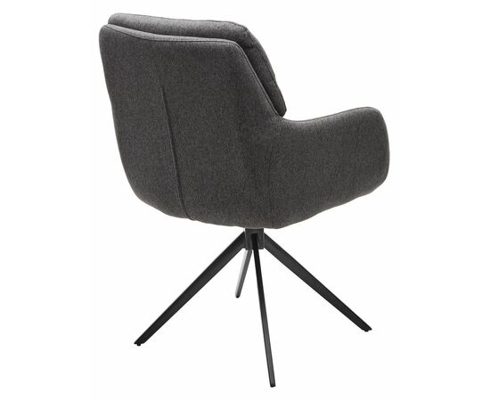 Стул Sun ткань серый, поворотный механизм 360 градусов, изображение 2 | Интернет магазин мебели и декора LifeDekor