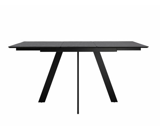 Стол DikLine DKD140, керамика 140(180)х80, мрамор бронза матовый, опоры черные (2 уп.), изображение 3 | Интернет магазин мебели и декора LifeDekor