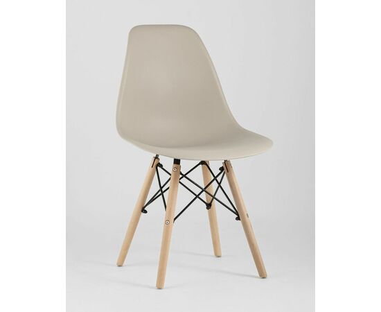 Стул Eames Style DSW бежевый x4 (разборный каркас) | Интернет магазин мебели и декора LifeDekor