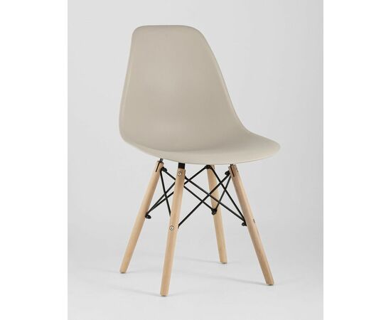 Стул Eames Style DSW бежевый (разборный каркас), изображение 2 | Интернет магазин мебели и декора LifeDekor